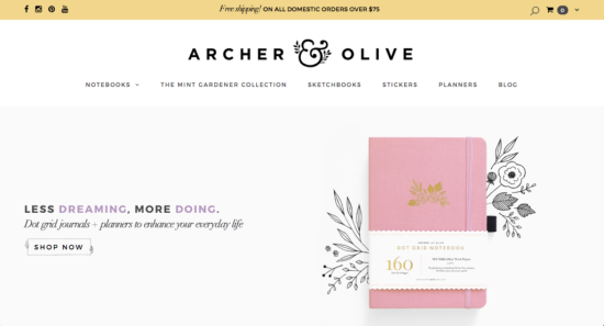 Archer and Olive Homepage