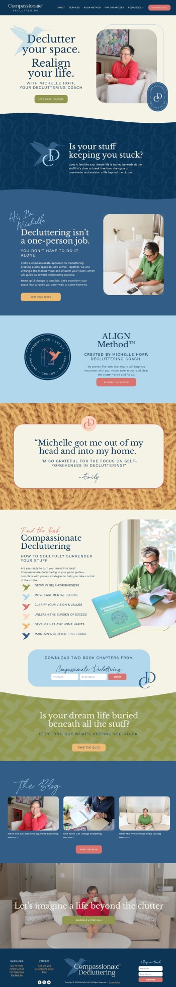 Compassionate Decluttering Website
